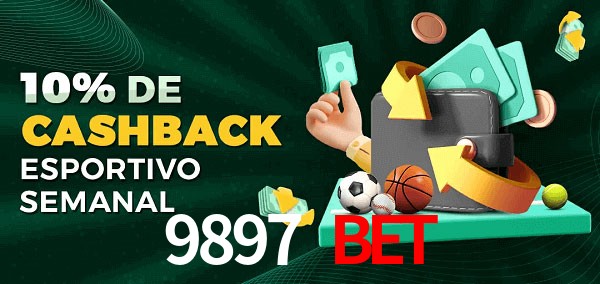 10% de bônus de cashback na 9897 bet
